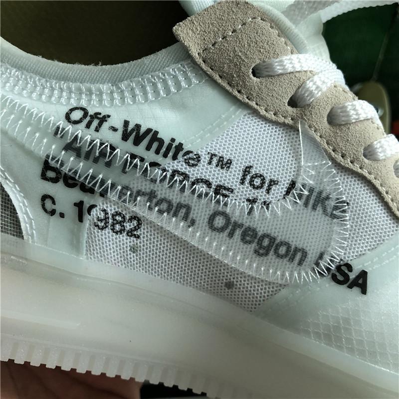 PK God Off-White Nike Air Force 1 One Low The 10 Ten Virgil Abloh retail materials ready to ship